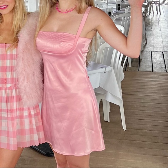 Dresses & Skirts - PINK MINI DRESS
